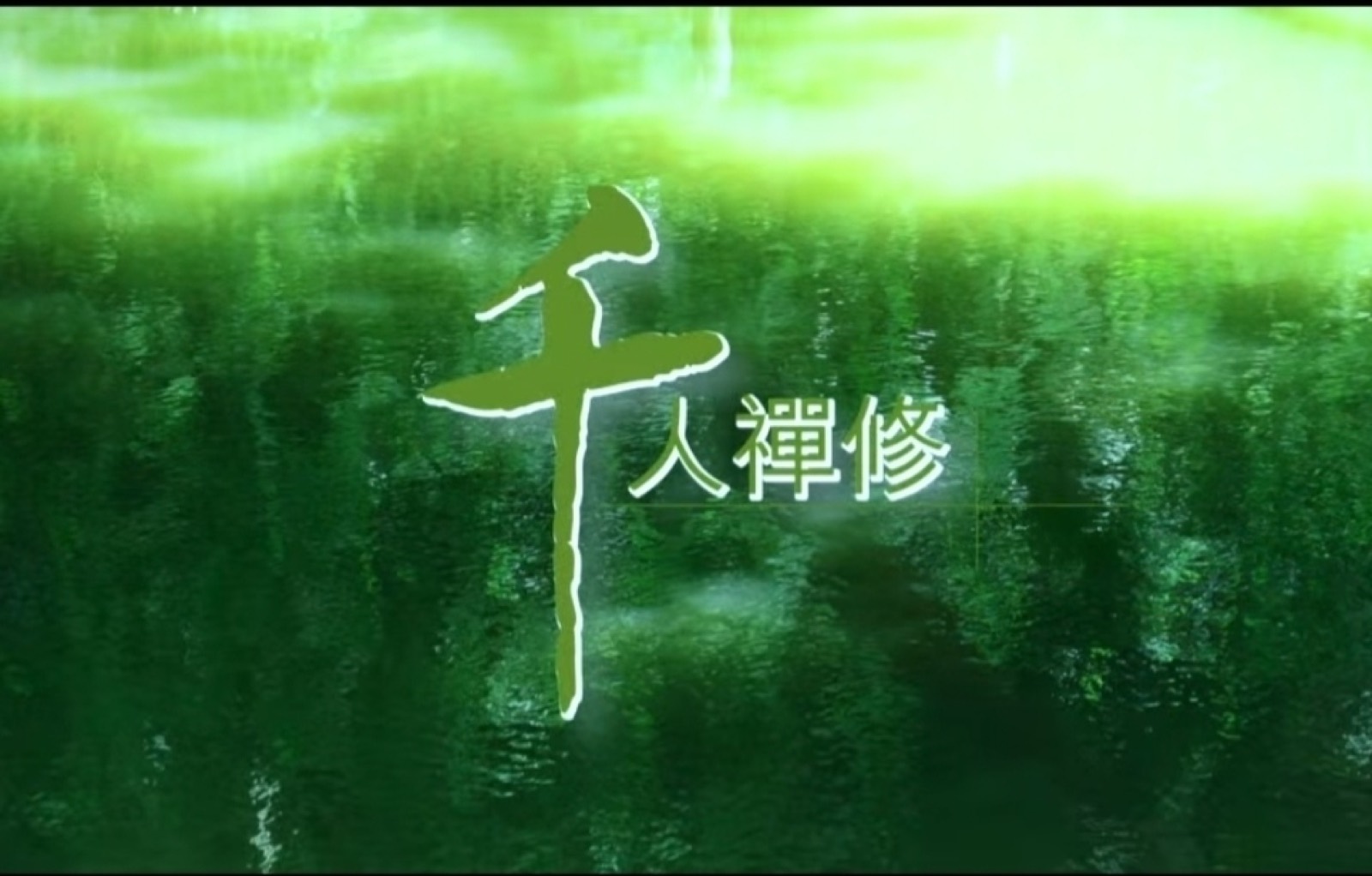 一日禅修活动主视觉